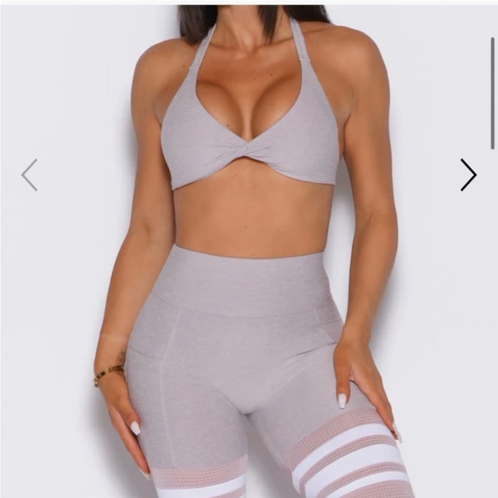 Bombshell Sportswear dragon fly bra. Violet ice color.